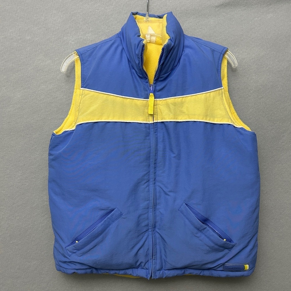VTG Old Navy Down Puffer Vest Women's M 90s Y2K Reversible Gorpcore Outdoor Warm